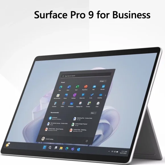 "Microsoft Surface Pro 9 with 5G - Microsoft SQ 3, 16GB RAM, 256GB - Platinum